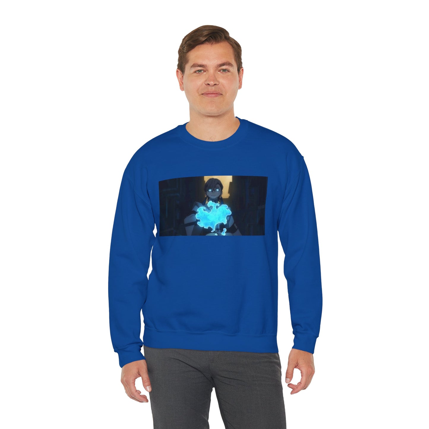 Gachiakuta Anime Zanka Nijiku Blue Sweatshirt