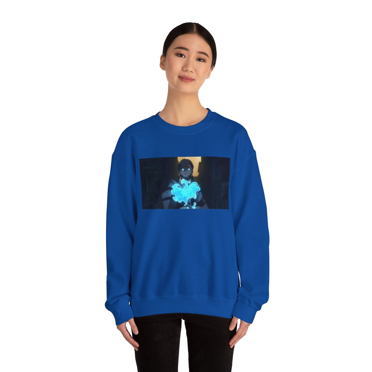 Gachiakuta Anime Zanka Nijiku Blue Sweatshirt