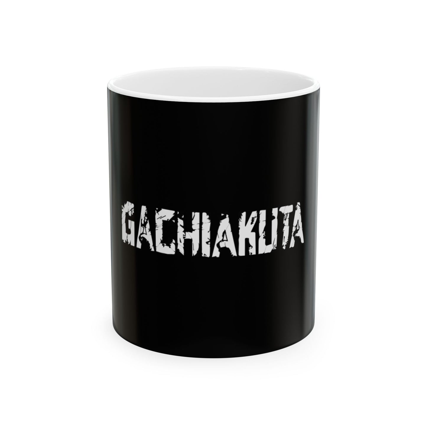 Gachiakuta Anime Logo Black Mug