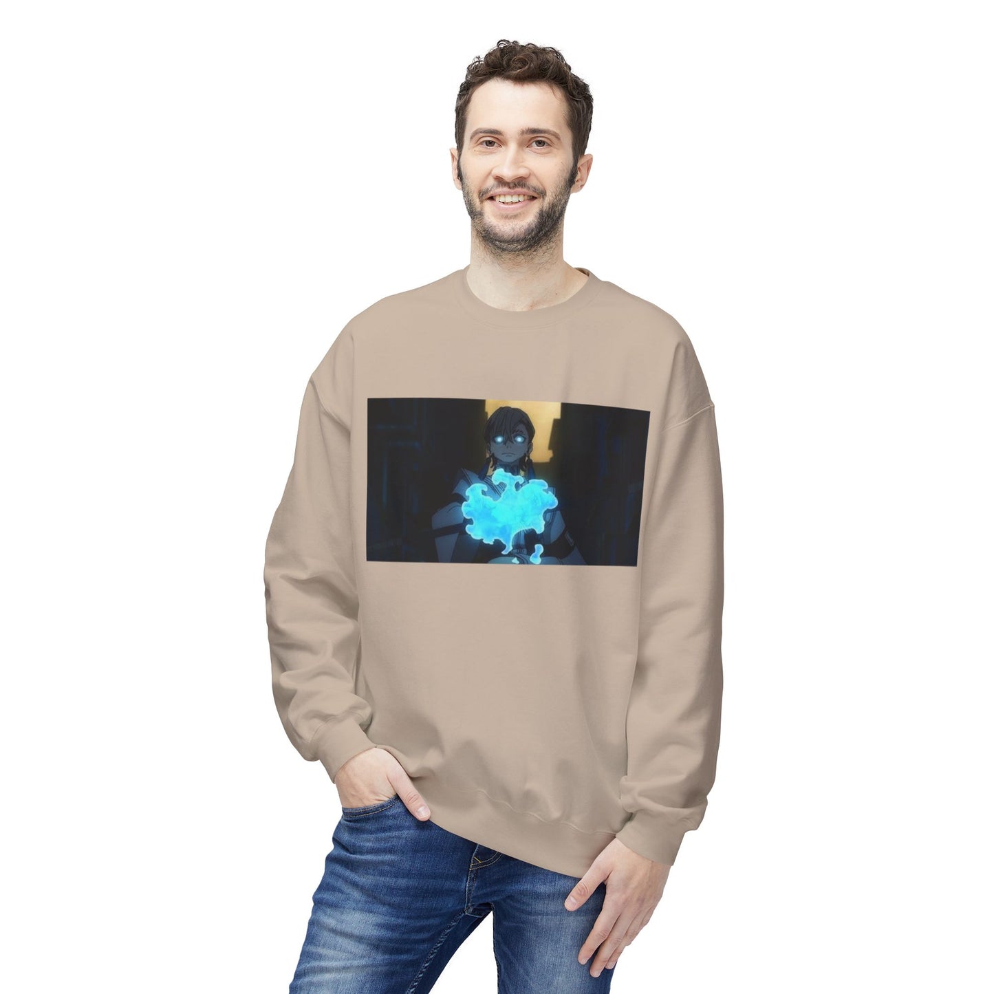 Gachiakuta Anime Zanka Nijiku Beige Sweatshirt