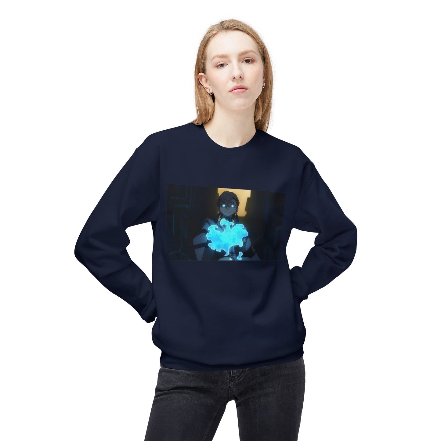 Gachiakuta Anime Zanka Nijiku Navy Blue Sweatshirt
