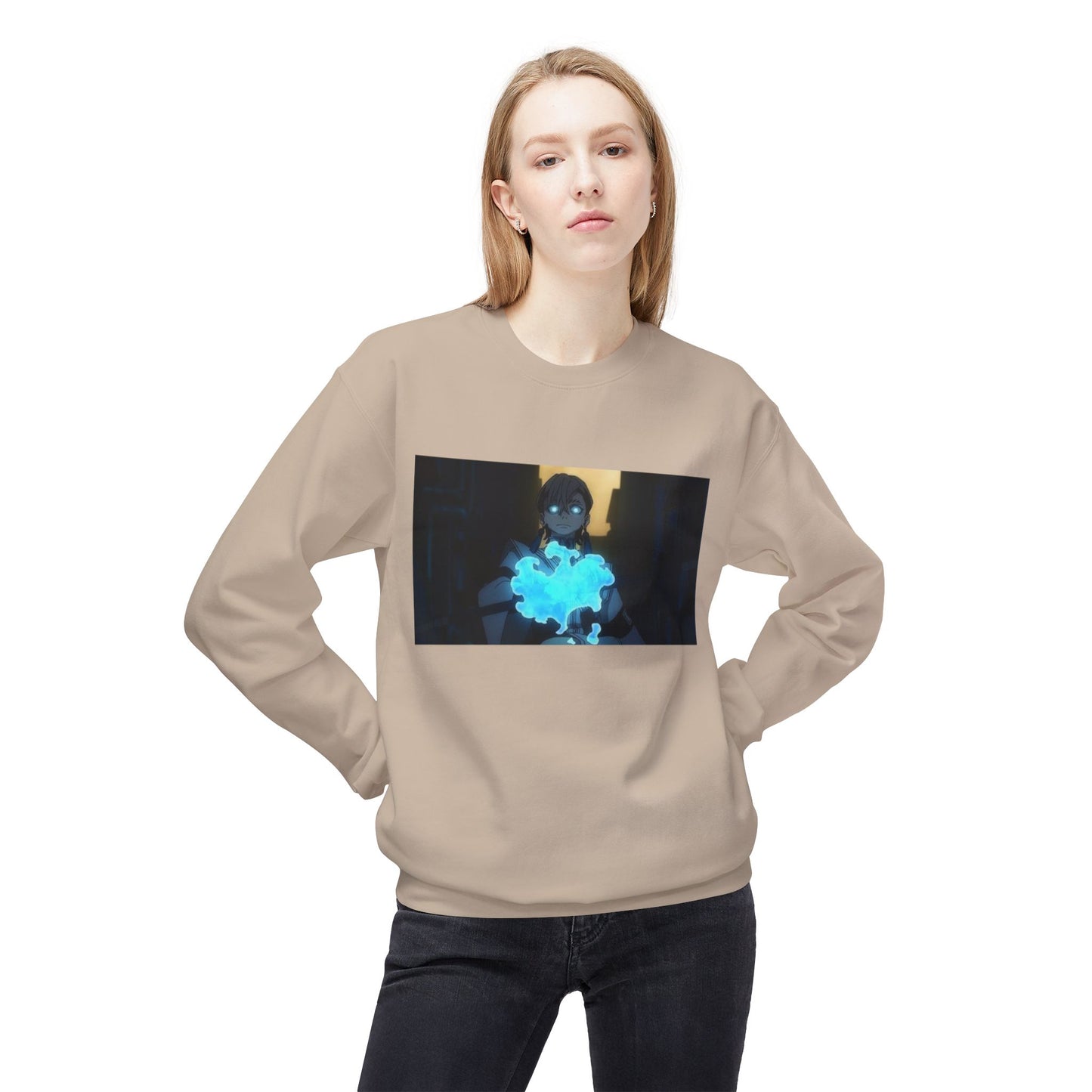 Gachiakuta Anime Zanka Nijiku Beige Sweatshirt