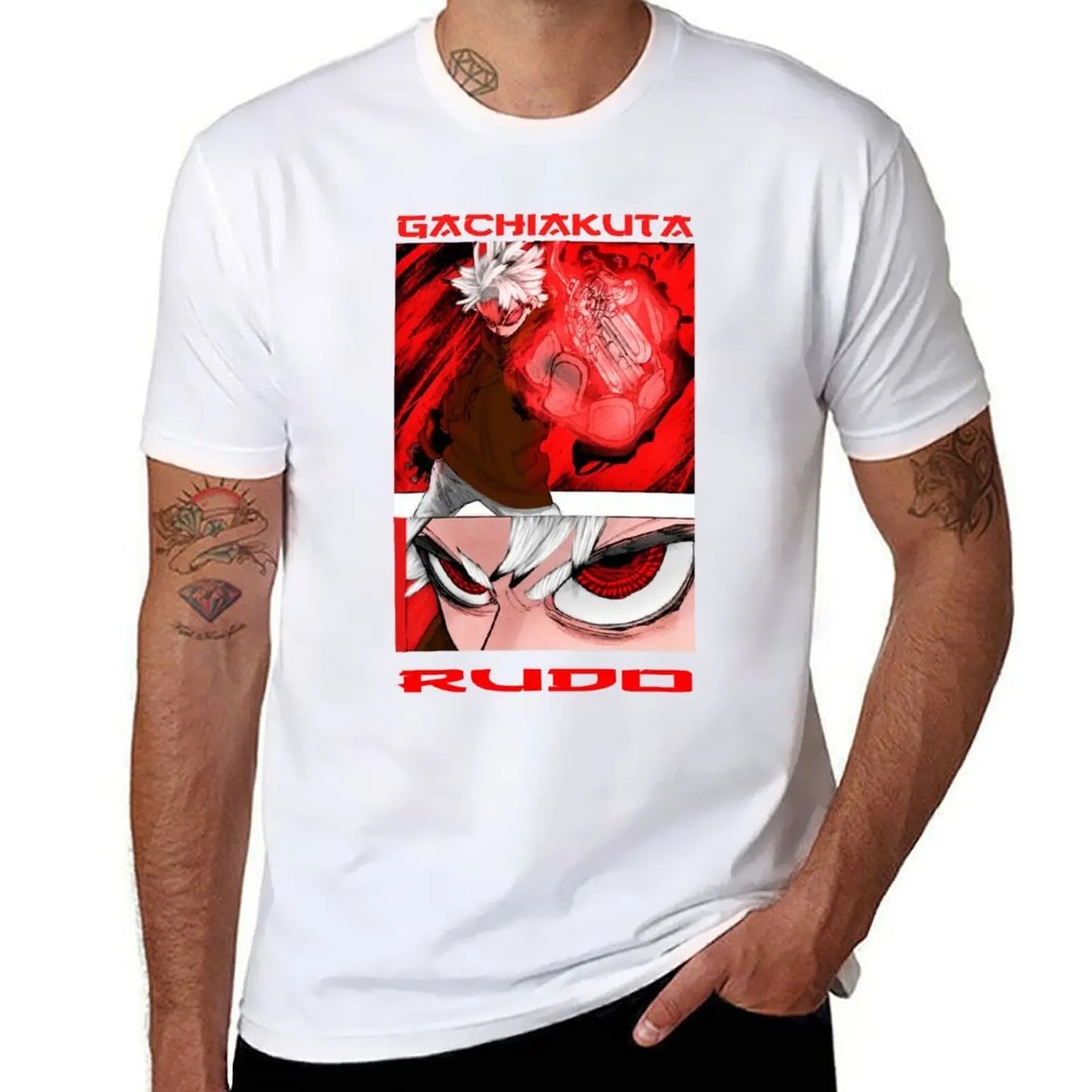 Gachiakuta Rudo Surebrec White T-Shirt