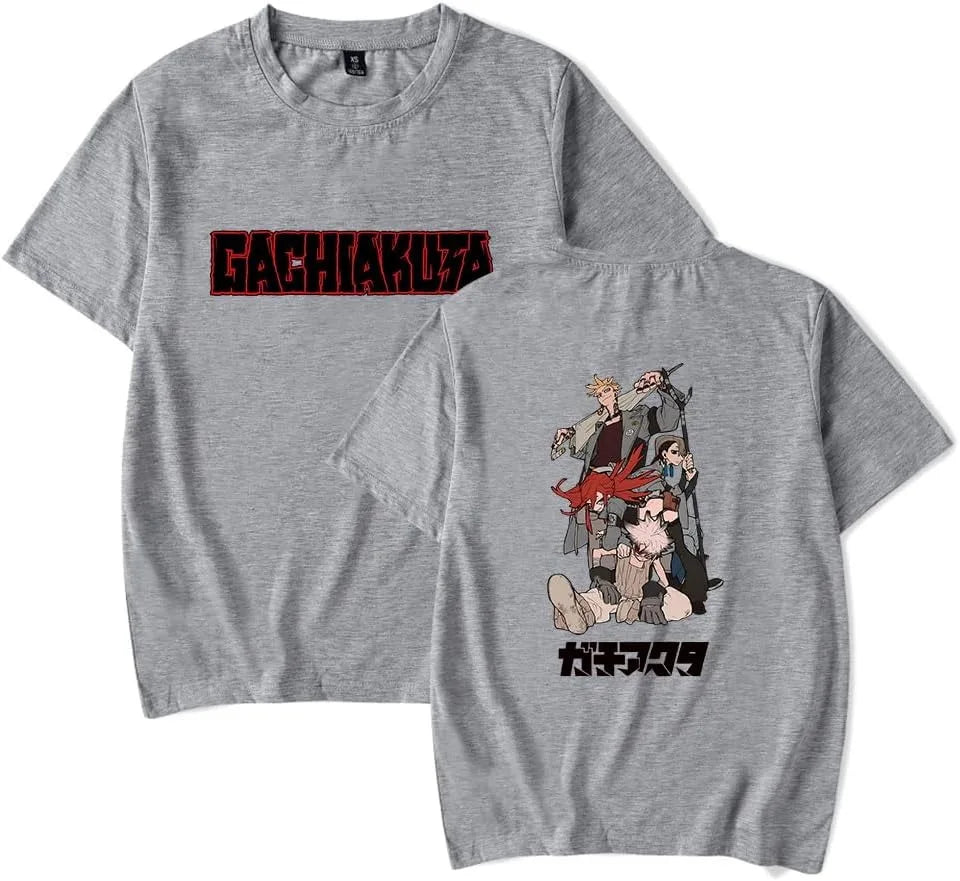 Gachiakuta Anime Gray T-Shirt Team Cleaners