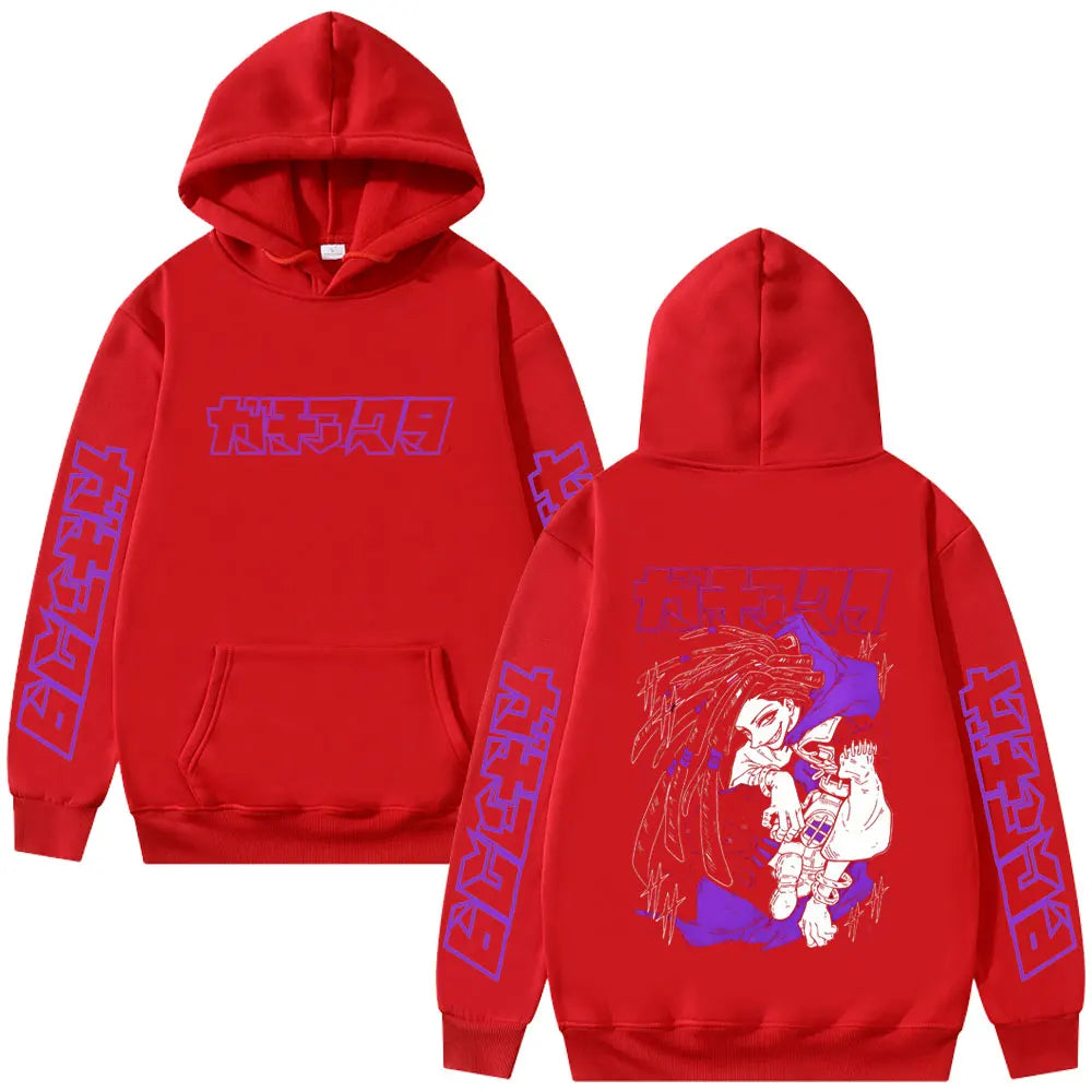 Anime Gachiakuta Jabber Wonger Red Hoodie