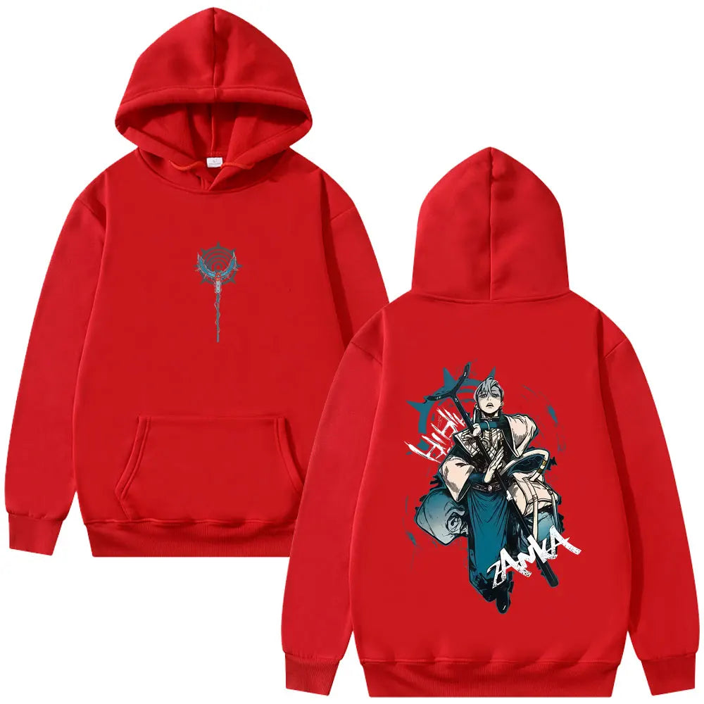 Gachiakuta The Power of Zanka Nijiku Red Hoodie