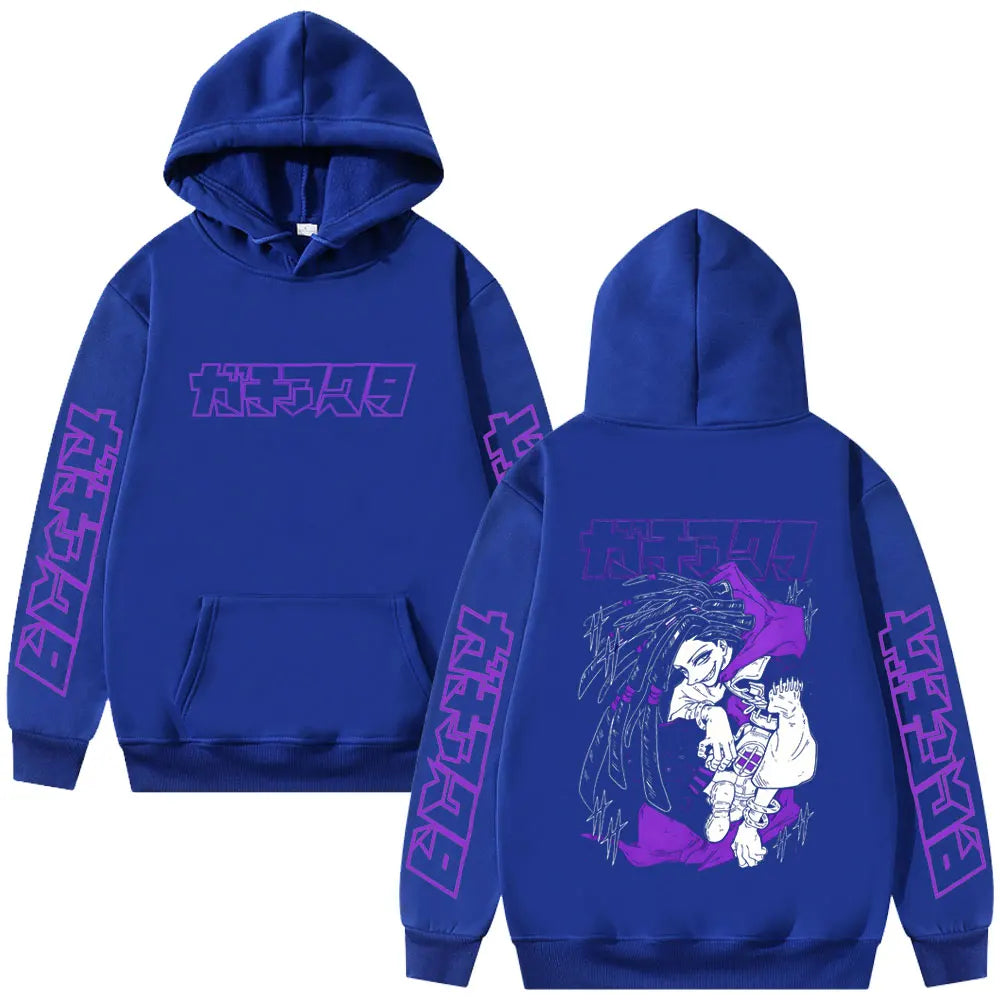 Anime Gachiakuta Jabber Wonger Blue Hoodie