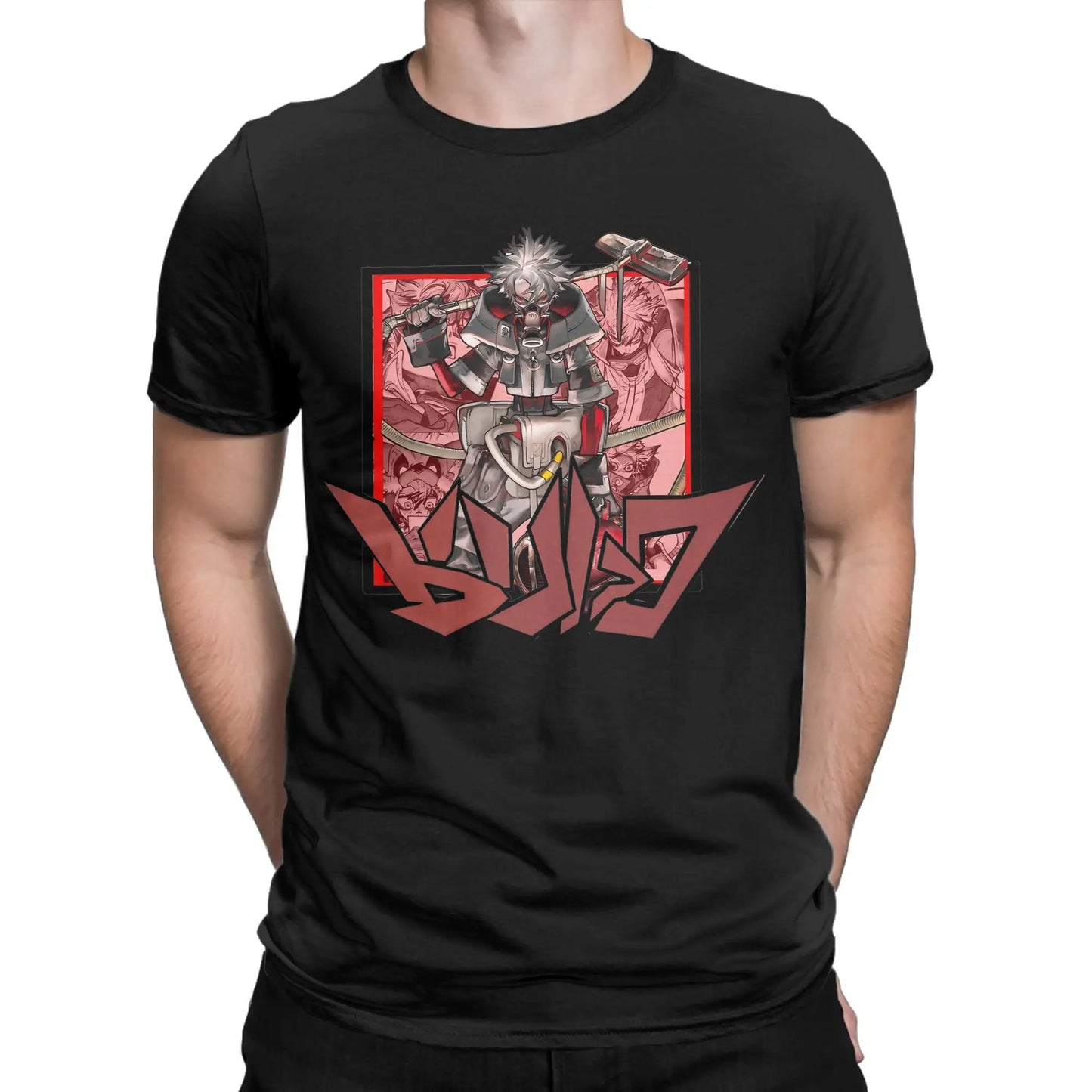 Zanka Nijiku Gachiakuta Burgundy T-Shirt