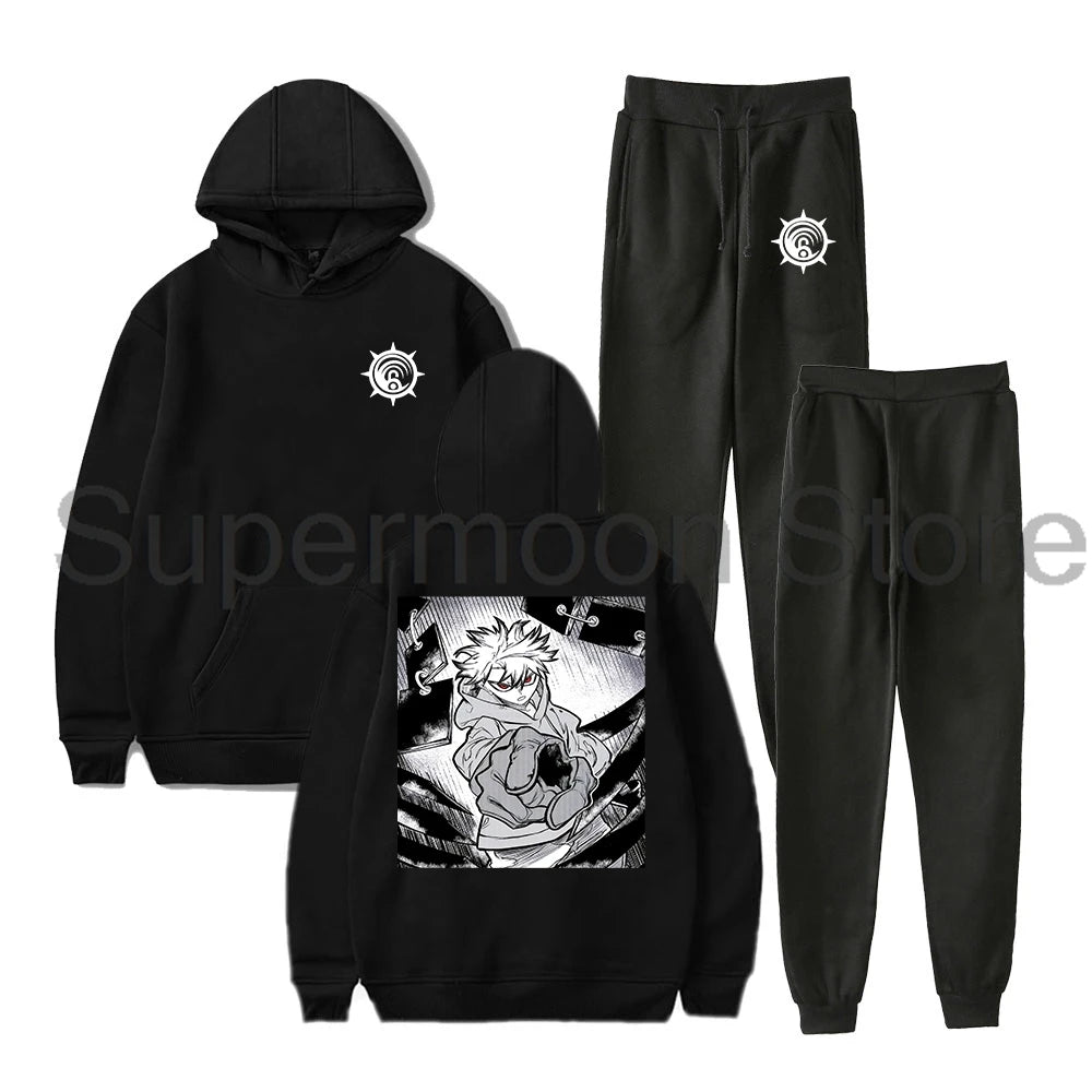 Gachiakuta Rudo Team Cleaners Black Tracksuit