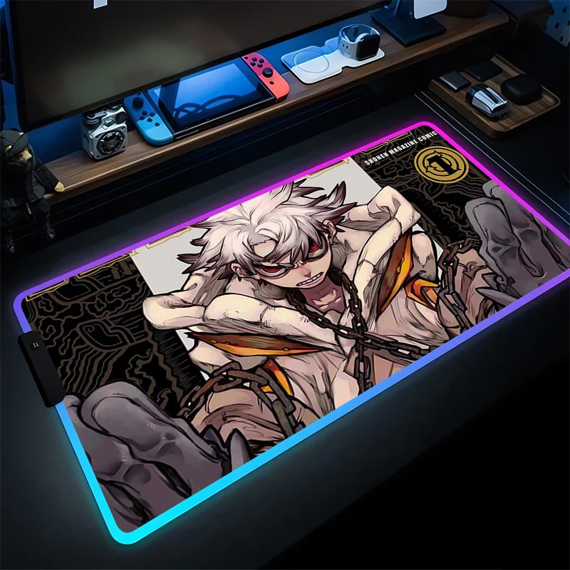 Gachiakuta RGB Gaming Mouse Pad Rudo Surebrec