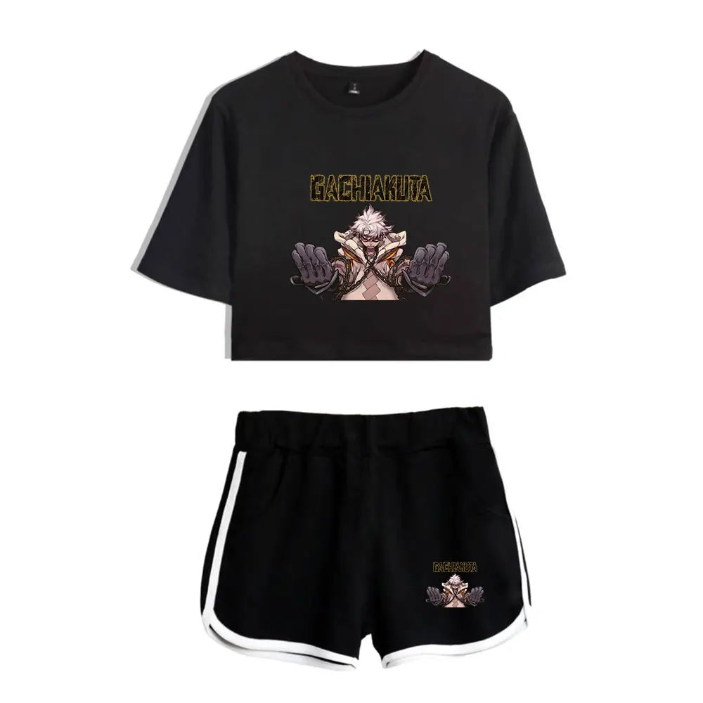 Gachiakuta Rudo Surebrec Pajama Set – Black x Black Women