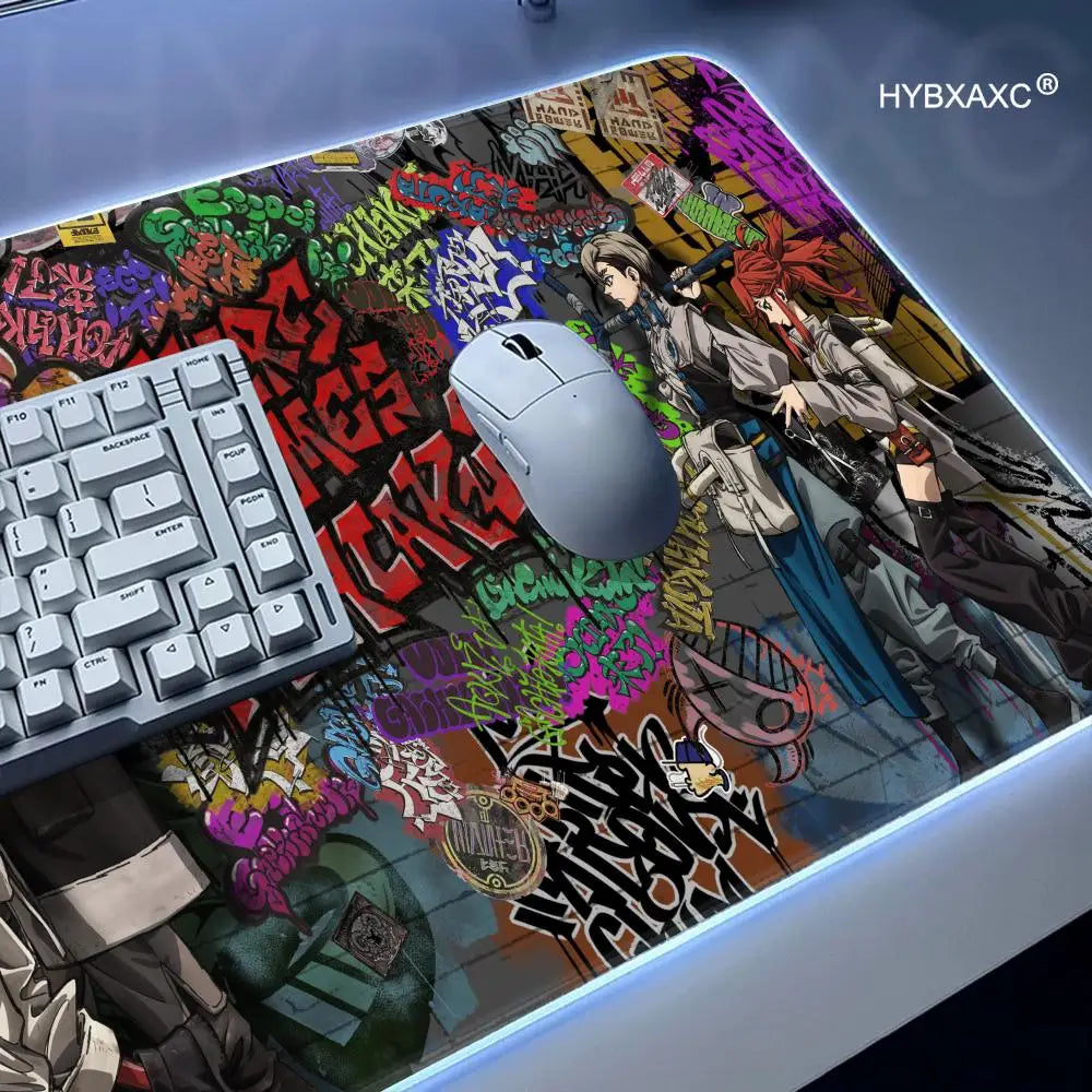 Gachiakuta RGB Gaming Mouse Pad XXL – Anime Graffiti Desk Mat