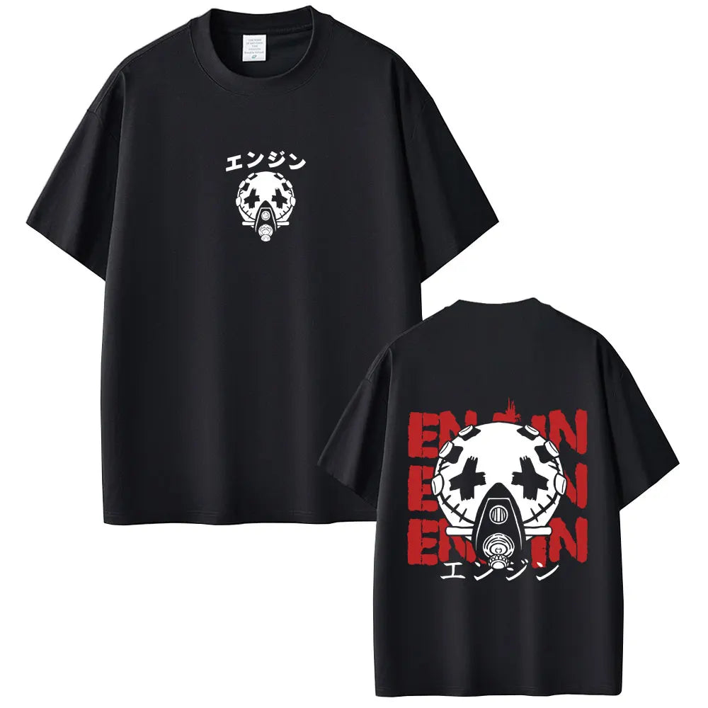 Anime Gachiakuta Enjin "エンジン" Black T-Shirt