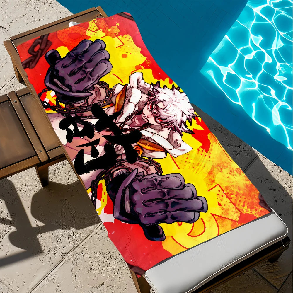 Gachiakuta Rudo Surebrec Fire Punch Beach Towel