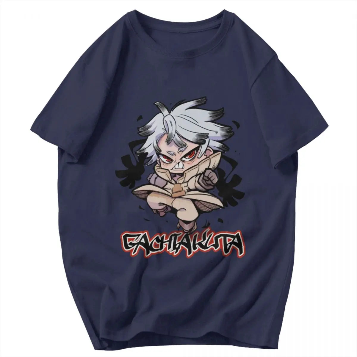 Gachiakuta Rudo Surebrec T-Shirt – Navy Blue Chibi