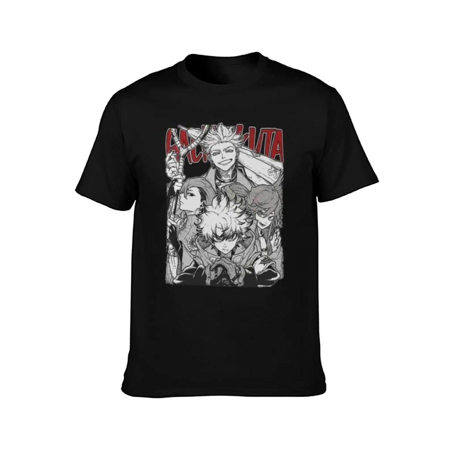White Anime Gachiakuta The Cleaners Team T-Shirt