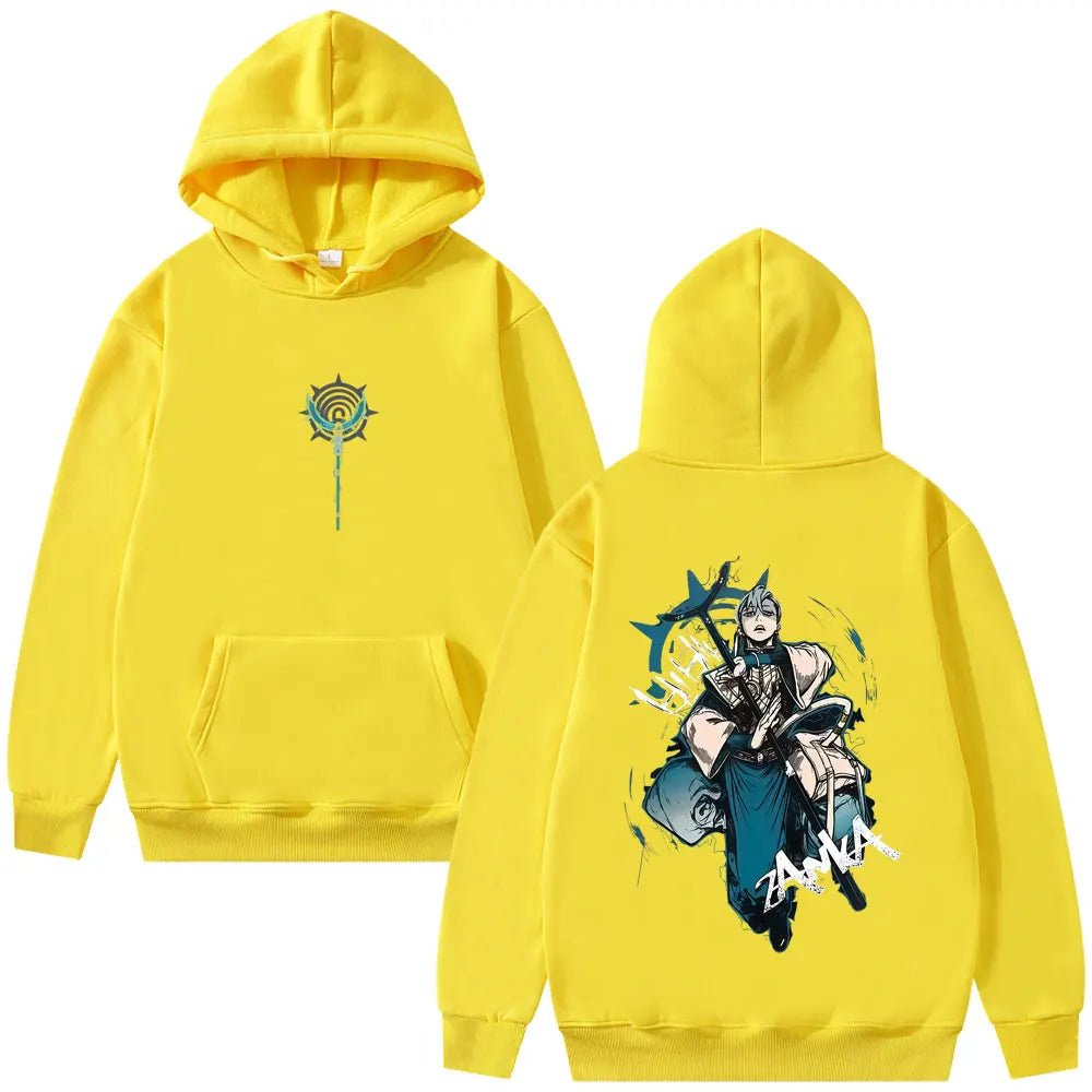 Gachiakuta The Power of Zanka Nijiku Yellow Hoodie