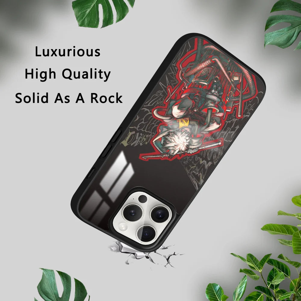 Gachiakuta Rudo Eye iPhone Case Red Shattered