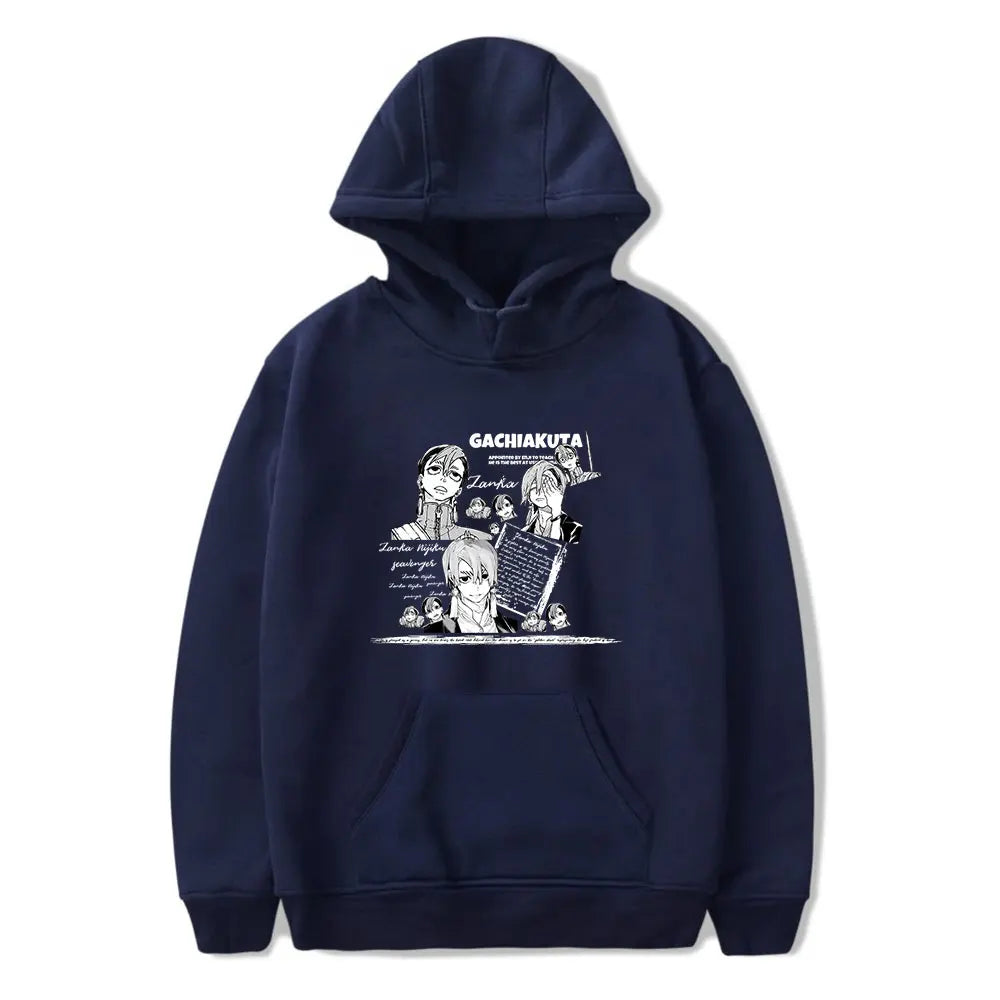 Gachiakuta Zanka Nijiku Navy Blue Hoodie