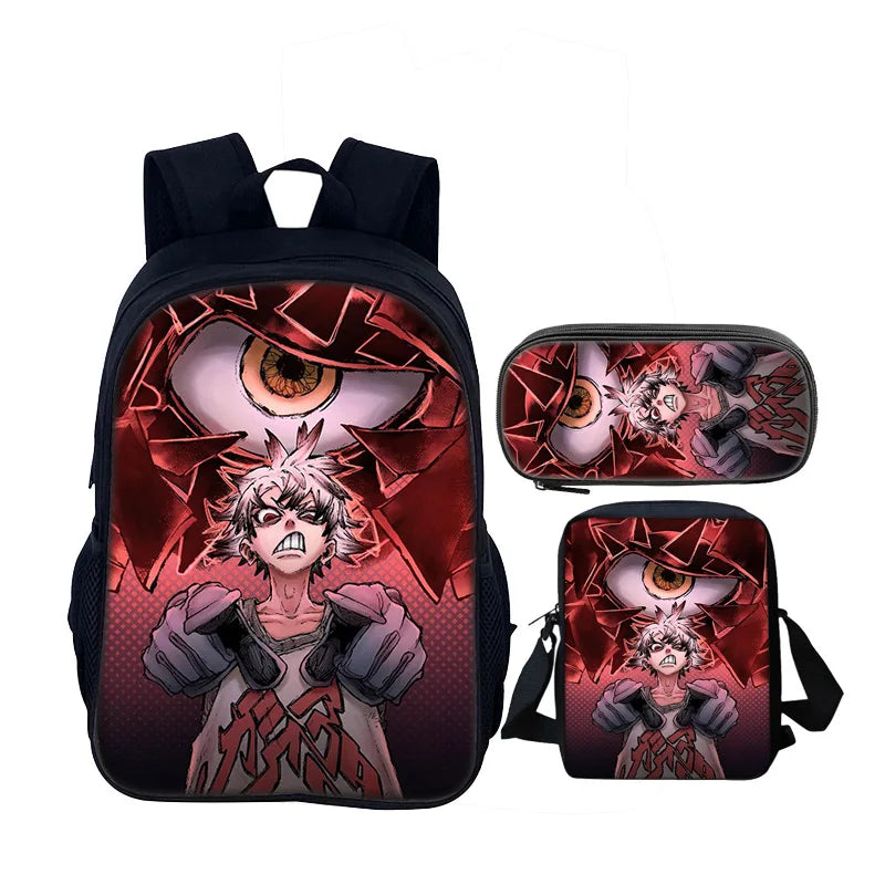 Gachiakuta Rudo Surebrec 3-Piece Backpack Set – Crimson Eye