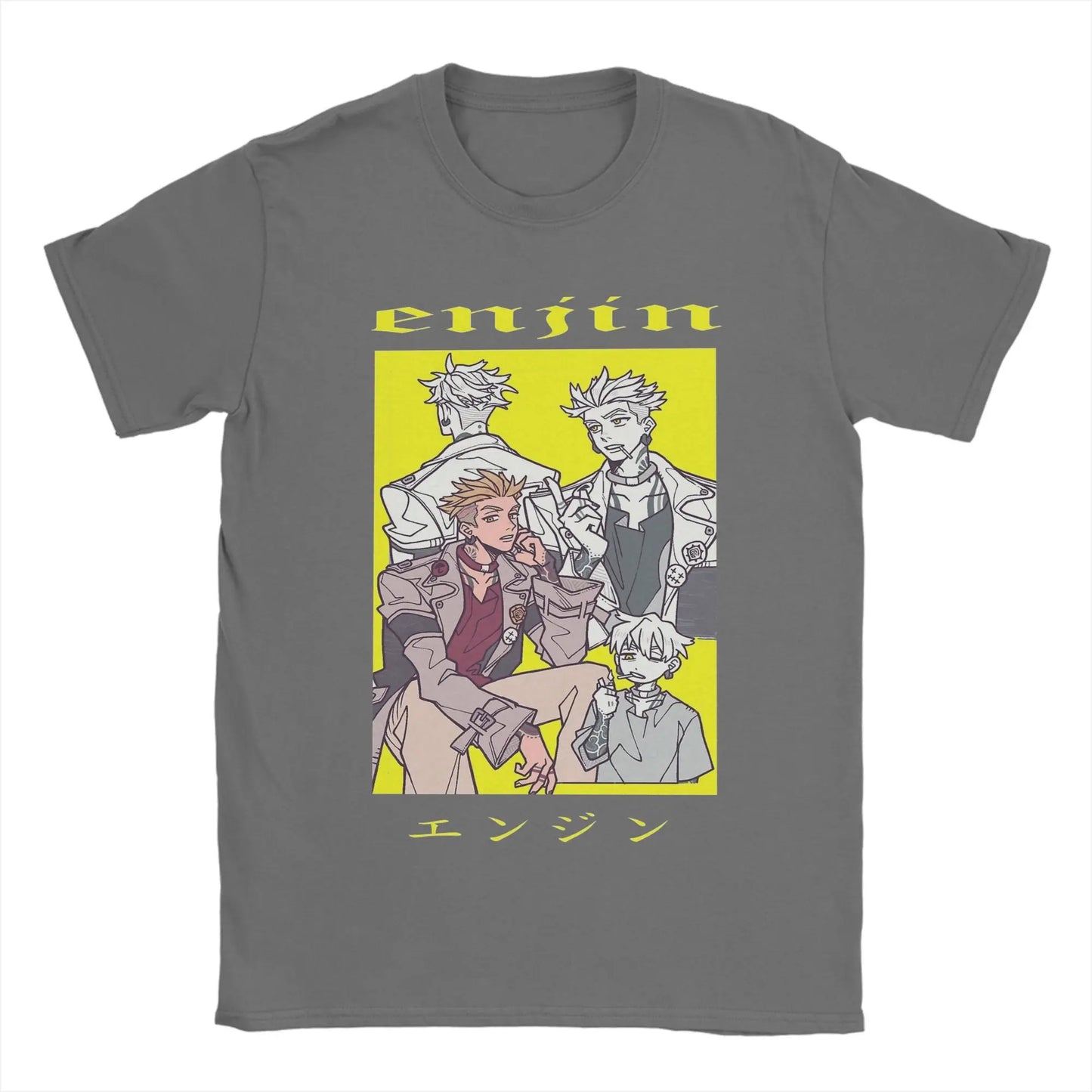 Gachiakuta Enjin Dark Grey T-Shirt