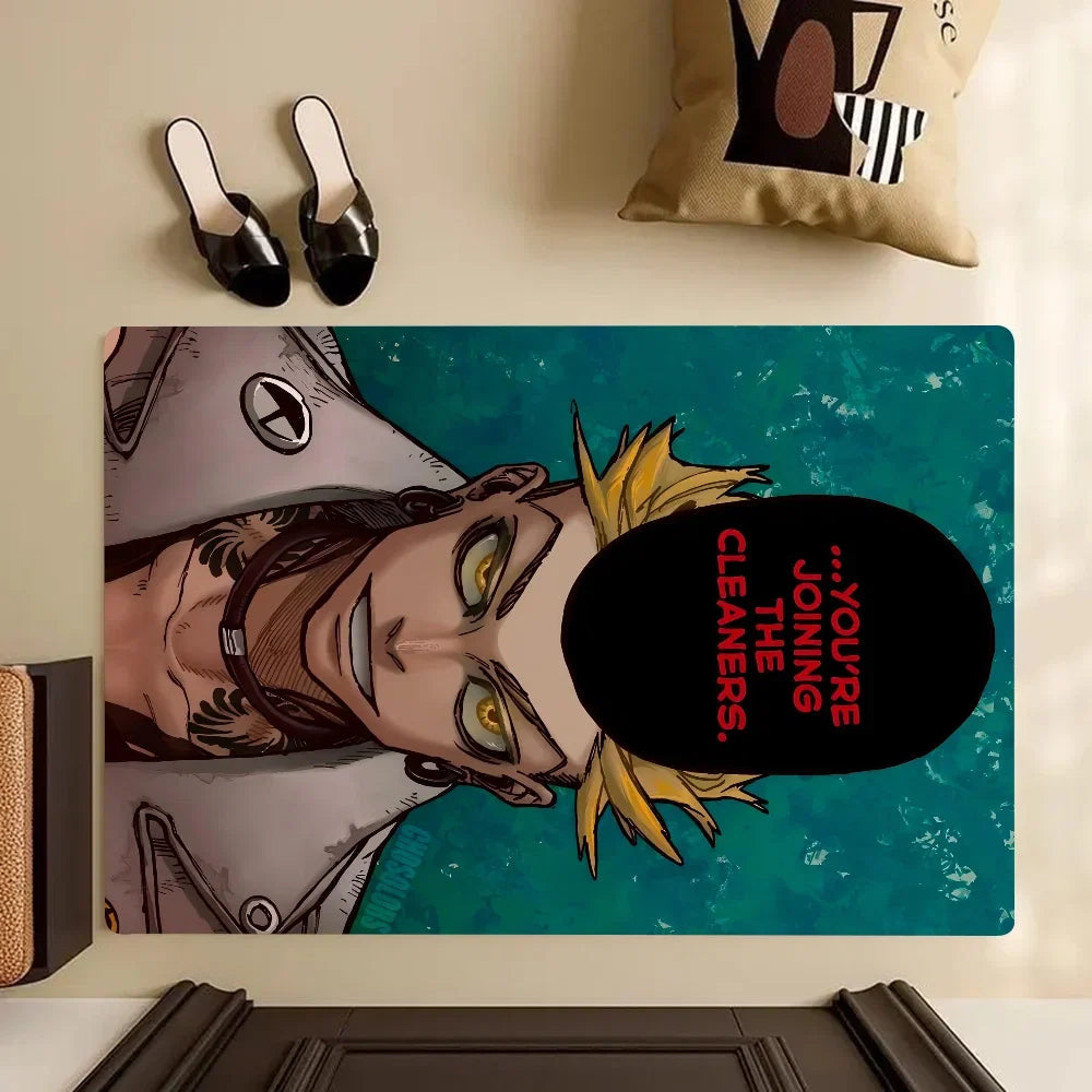 Gachiakuta Enjin Floor Mat – “Cleaners' Oath”