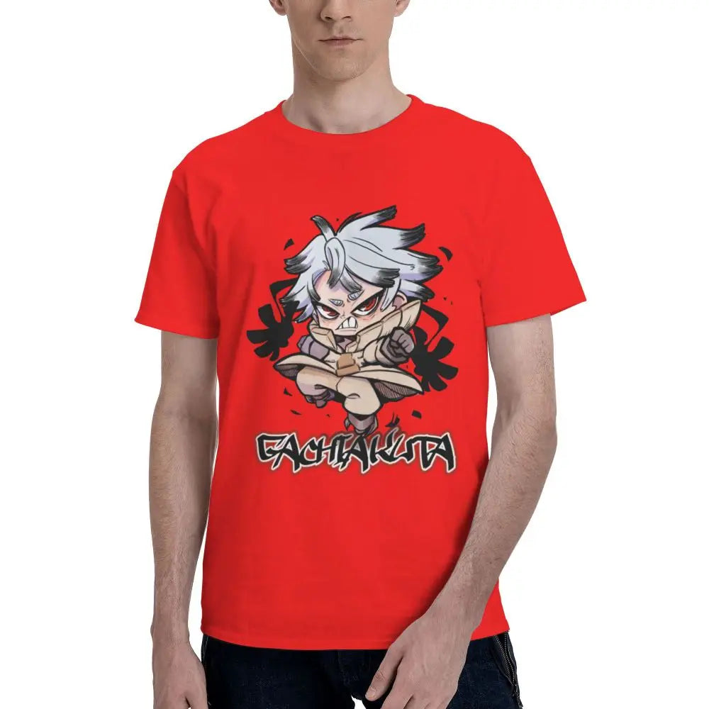 Gachiakuta Rudo Surebrec T-Shirt – Red Chibi