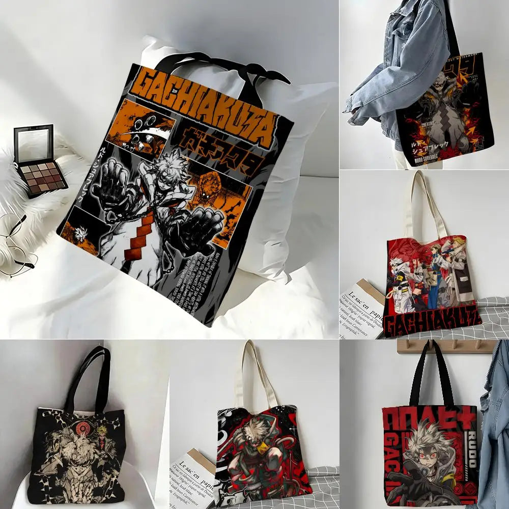 Gachiakuta Cleaner Team Black Tote Bag