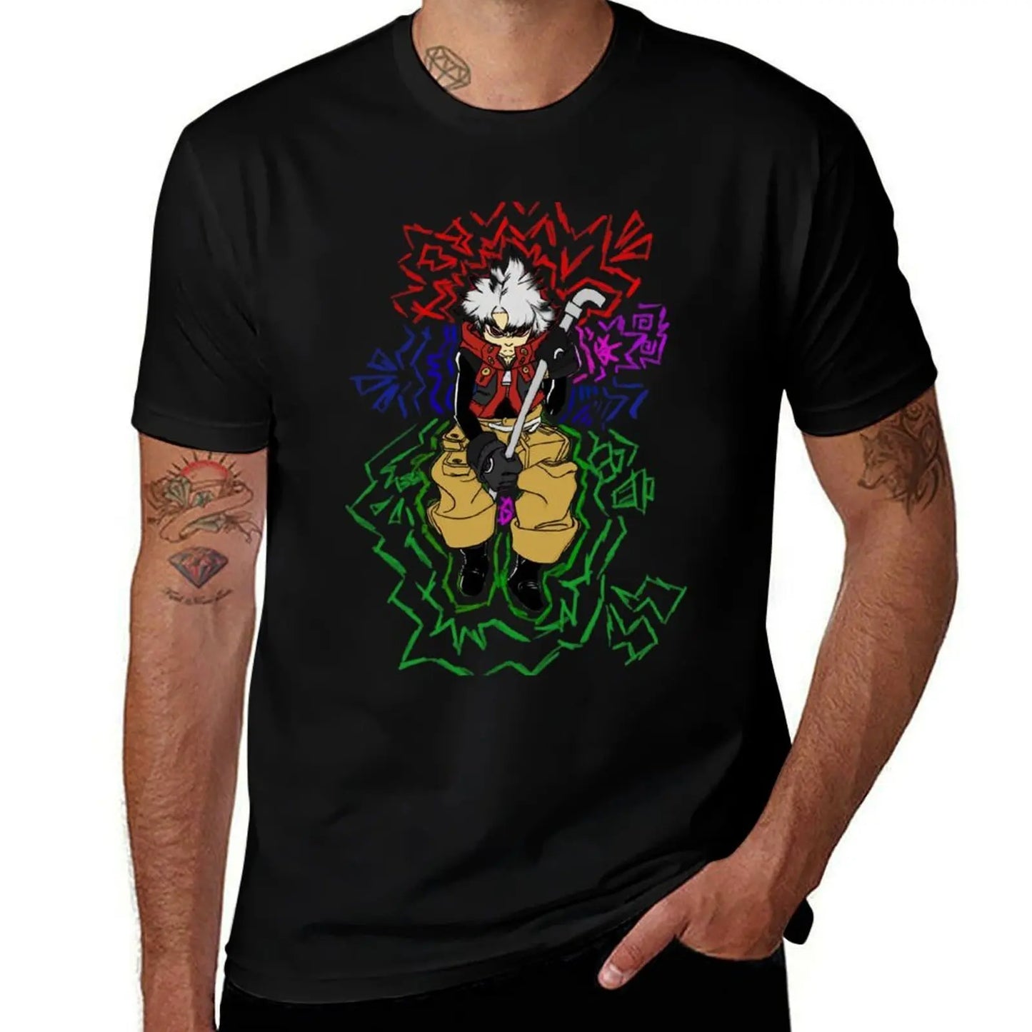 Rudo Surebrec Black T-Shirt Gachiakuta