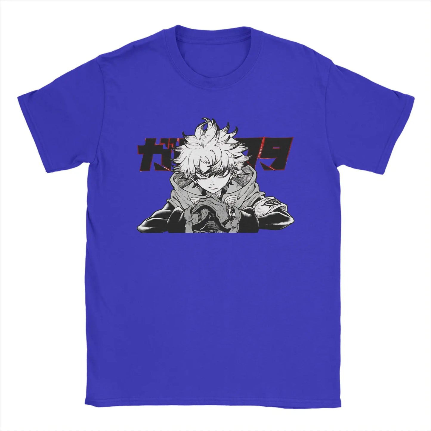Gachiakuta Rudo “Underground Resolve” Blue T-Shirt