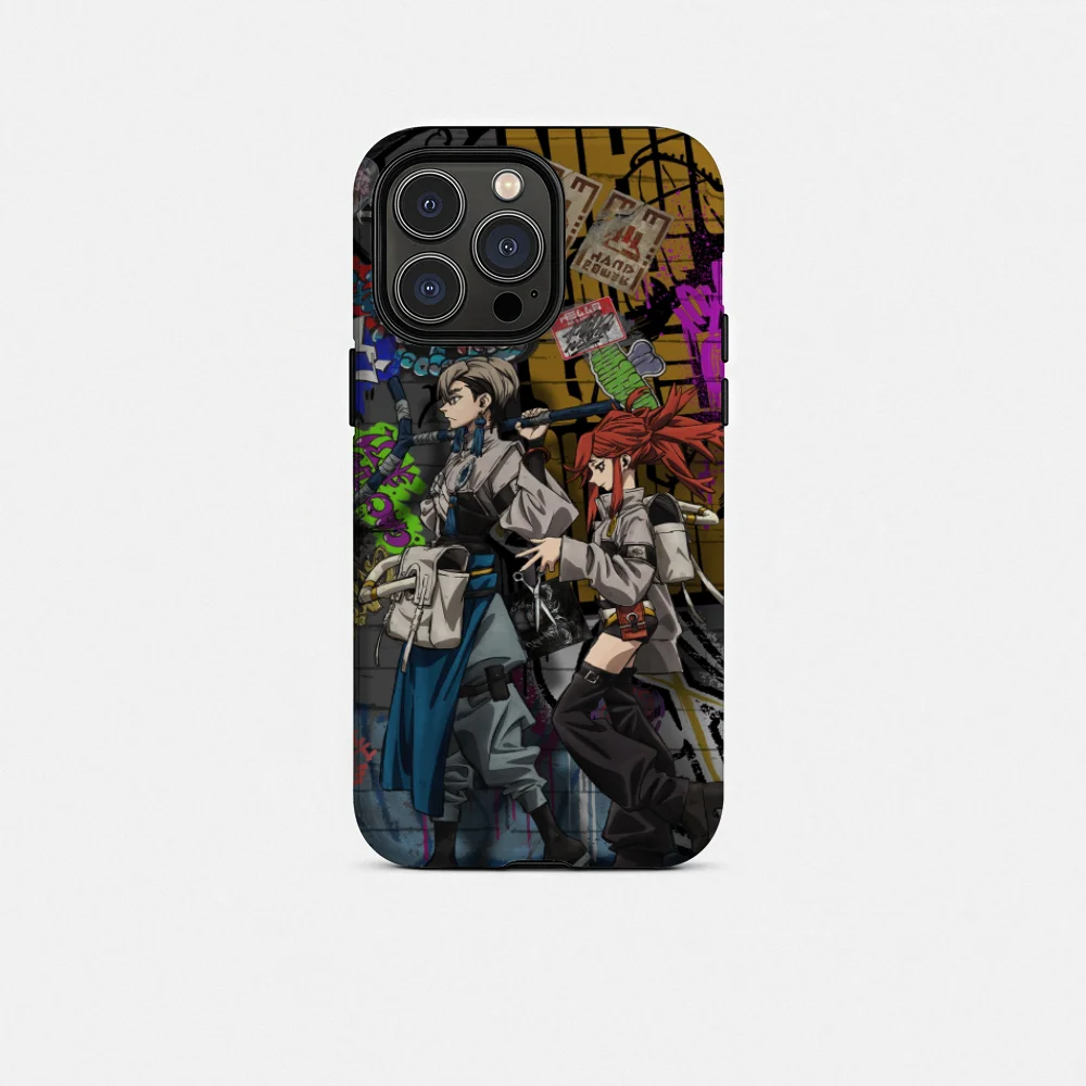 Gachiakuta iPhone Case Zanka Nijiku & Riyo Reaper