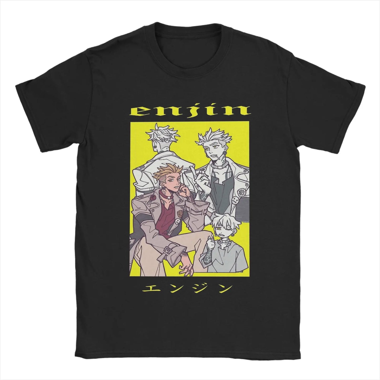 Gachiakuta Enjin Black T-Shirt