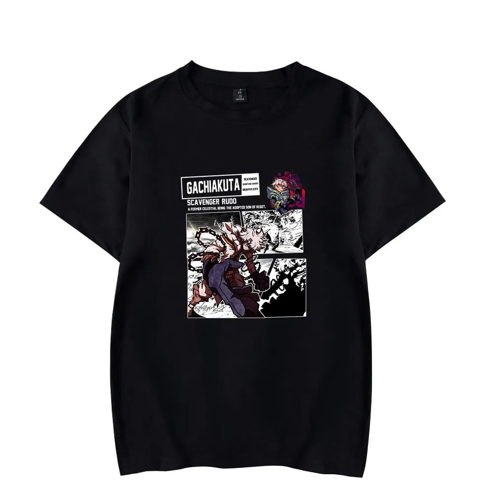 Gachiakuta Scavenger Rudo T-Shirt – Black
