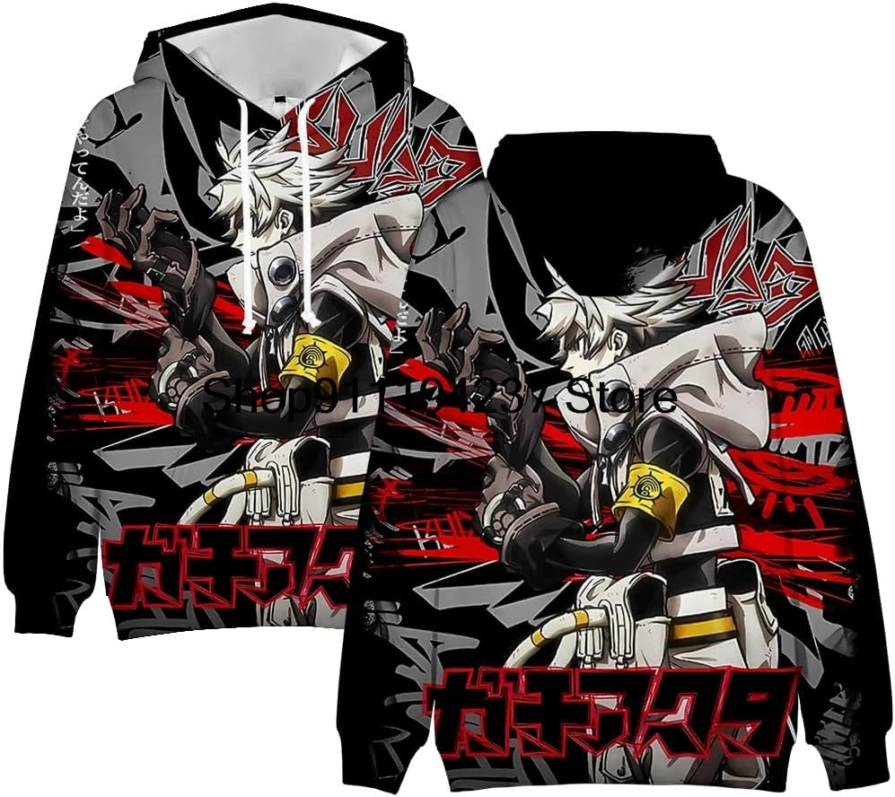 Gachiakuta Anime Rudo Black Hoodie