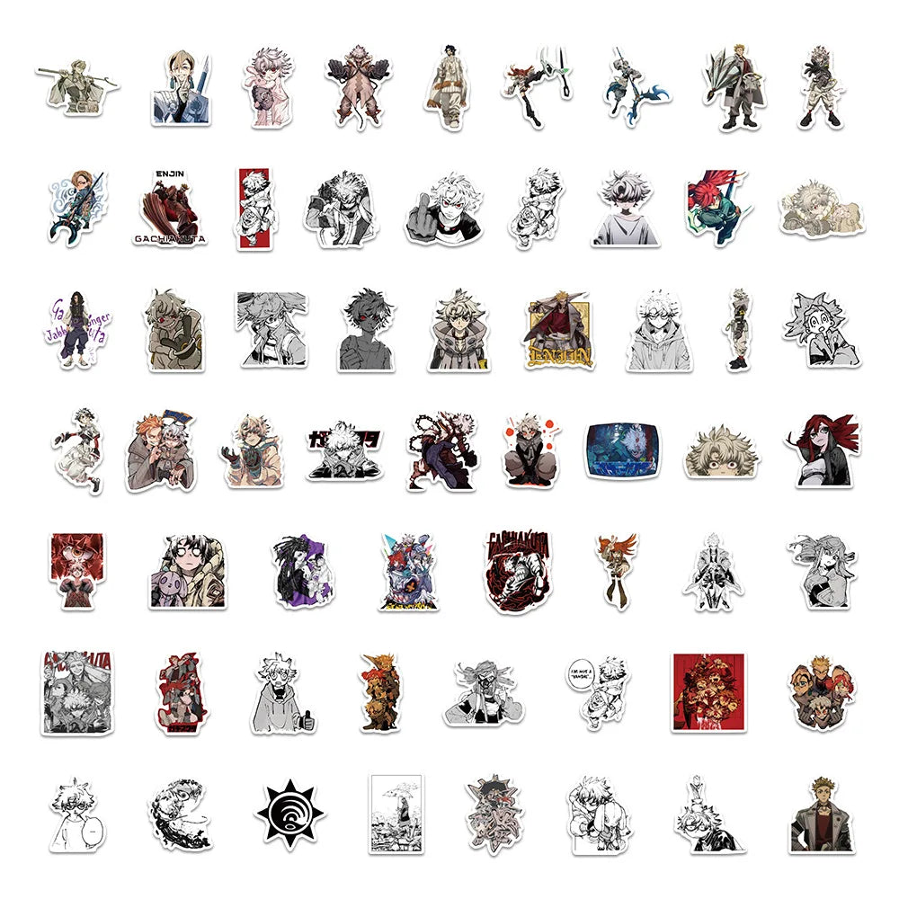 Gachiakuta Waterproof Anime Stickers Set (60 Pieces)