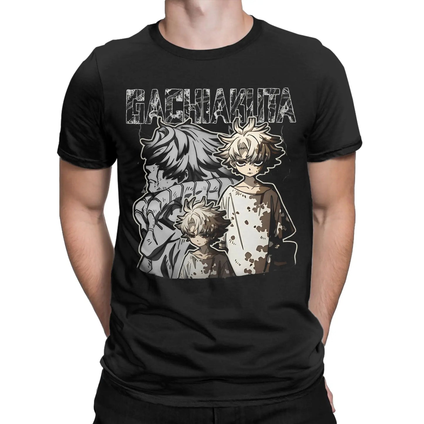 Rudo Surebrec Gachiakuta Anime Black T-Shirt