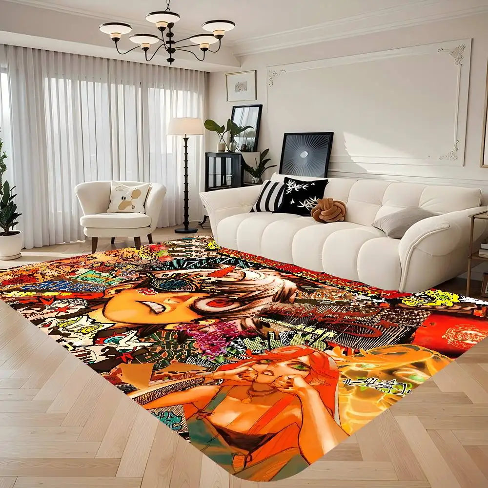 Gachiakuta Rudo Graffiti Street Art Rug