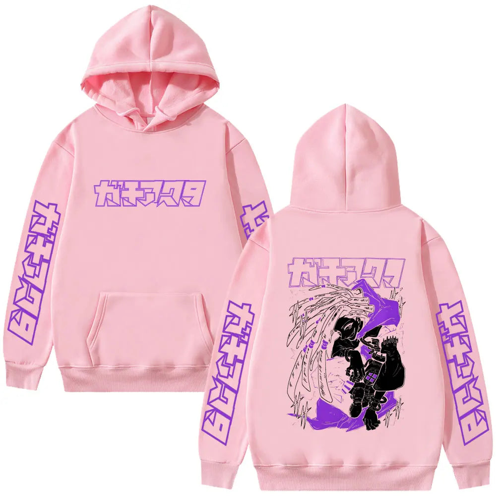 Anime Gachiakuta Jabber Wonger Pink Hoodie