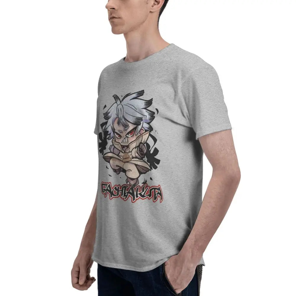 Gachiakuta Rudo Surebrec T-Shirt – Gray Chibi