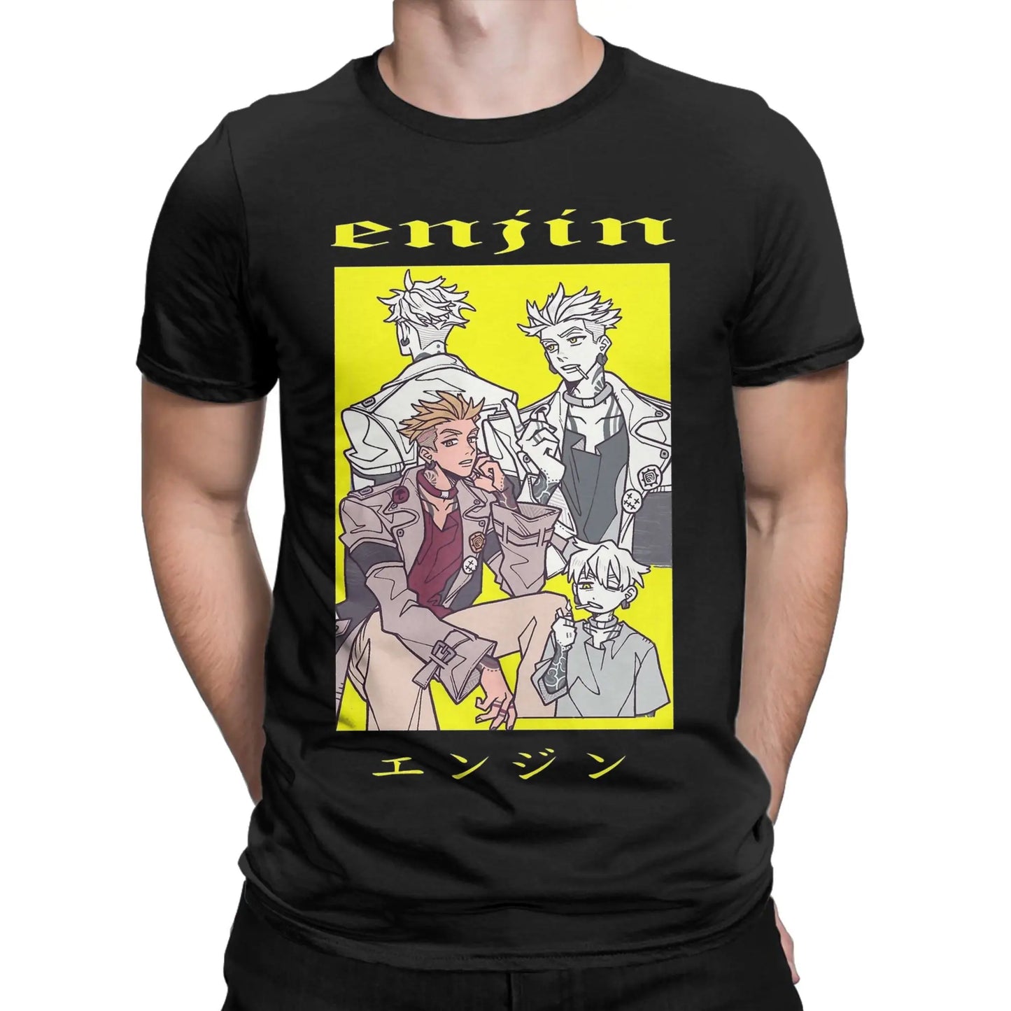 Gachiakuta Enjin Dark Grey T-Shirt