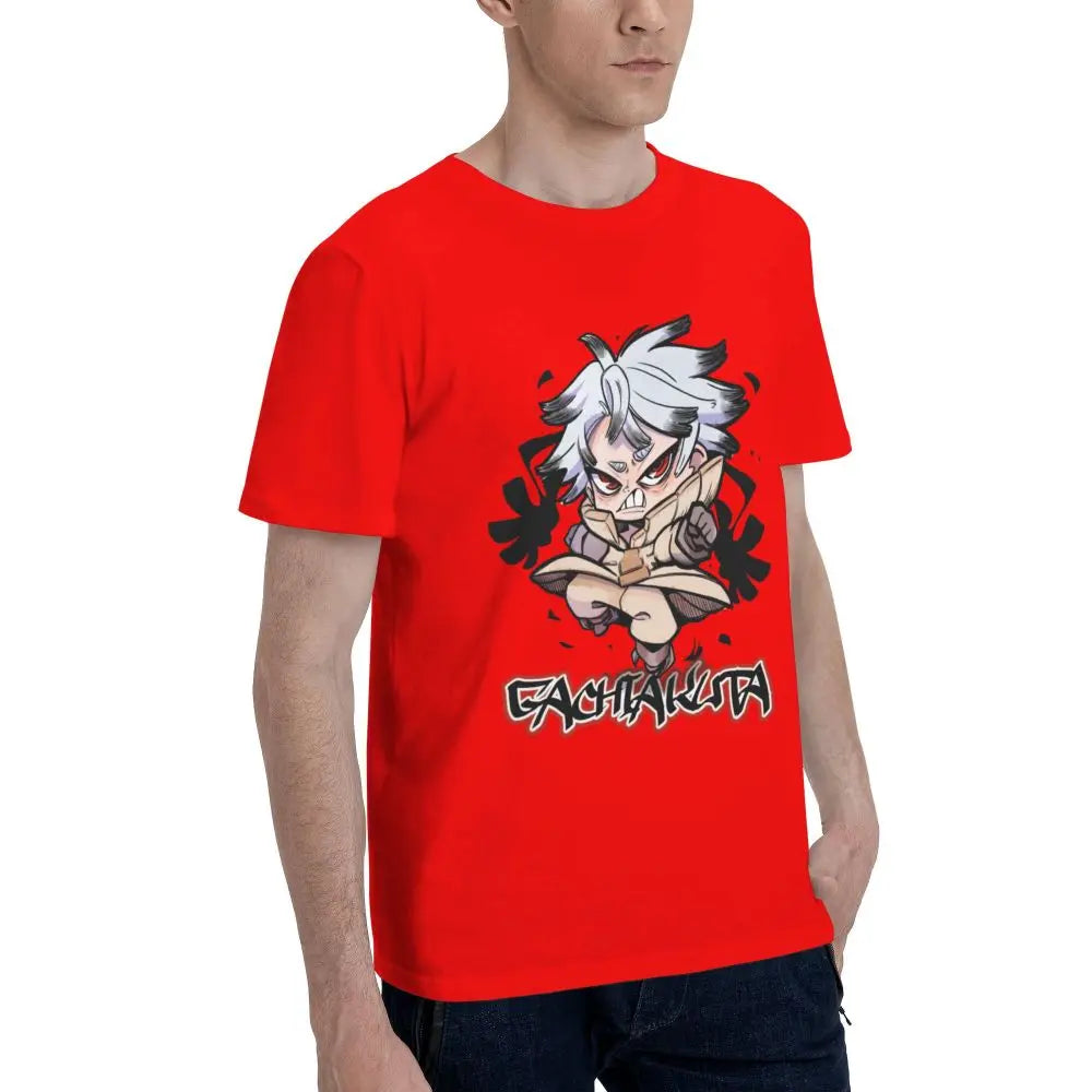 Gachiakuta Rudo Surebrec T-Shirt – Red Chibi