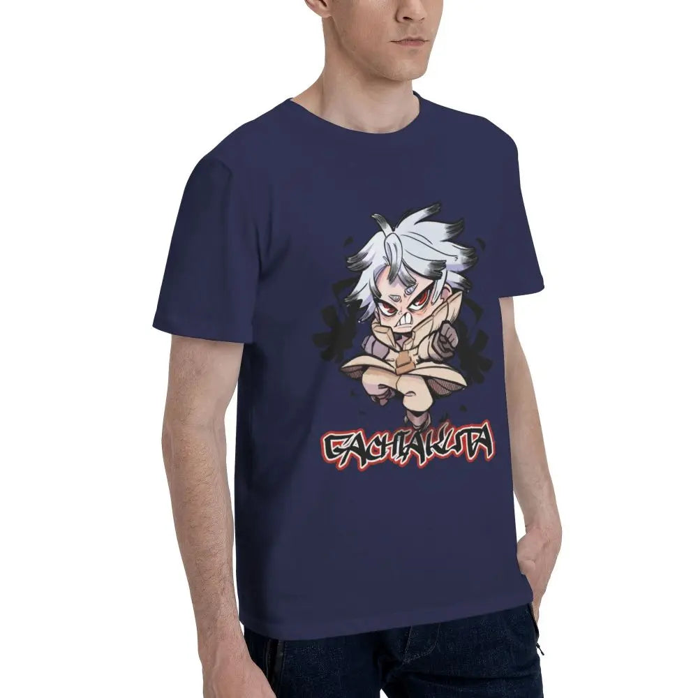 Gachiakuta Rudo Surebrec T-Shirt – Navy Blue Chibi