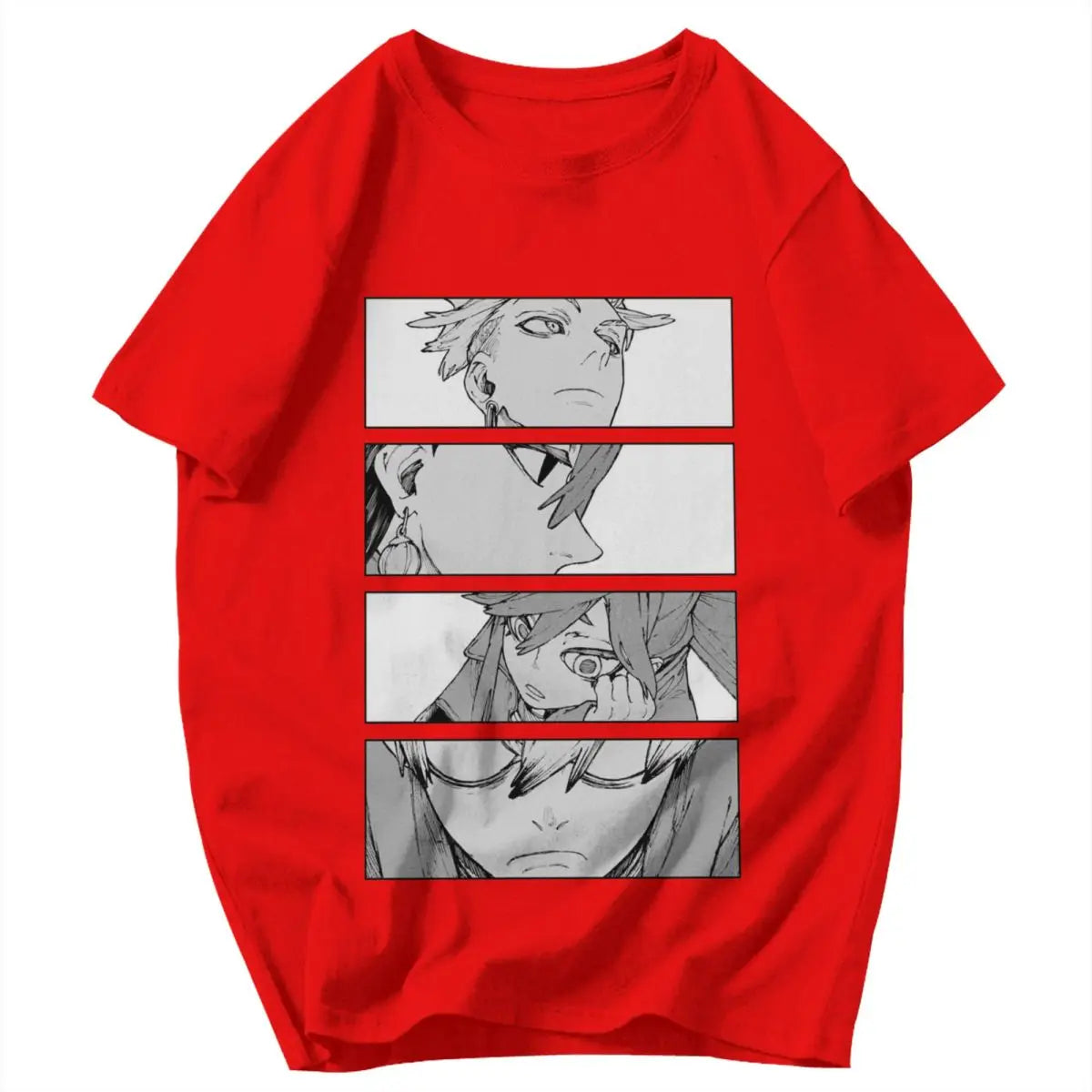Gachiakuta Manga Panel Red T-Shirt