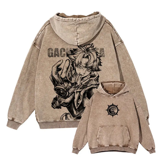 Limited Edition Gachiakuta Rudo Surebrec Beige Hoodie