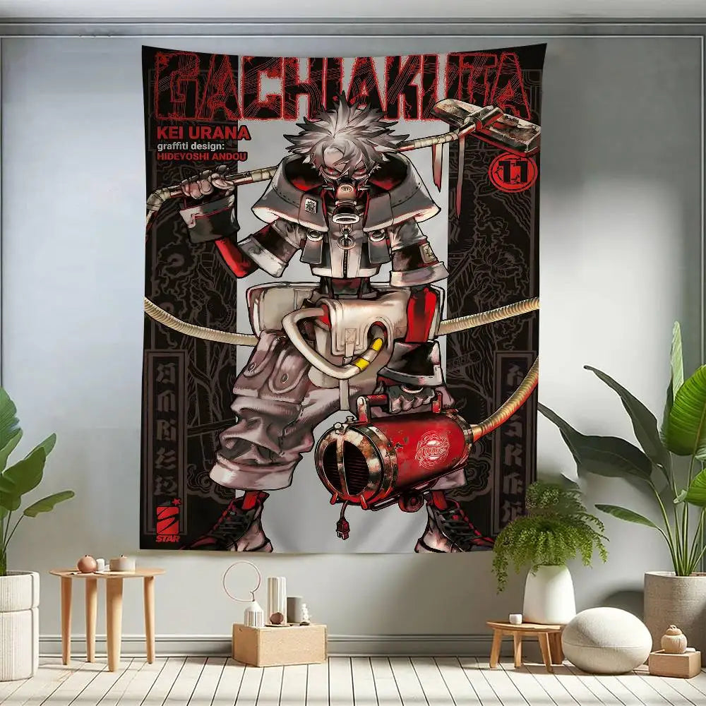 Gachiakuta Anime Tapestry Featuring Zanka Nijiku