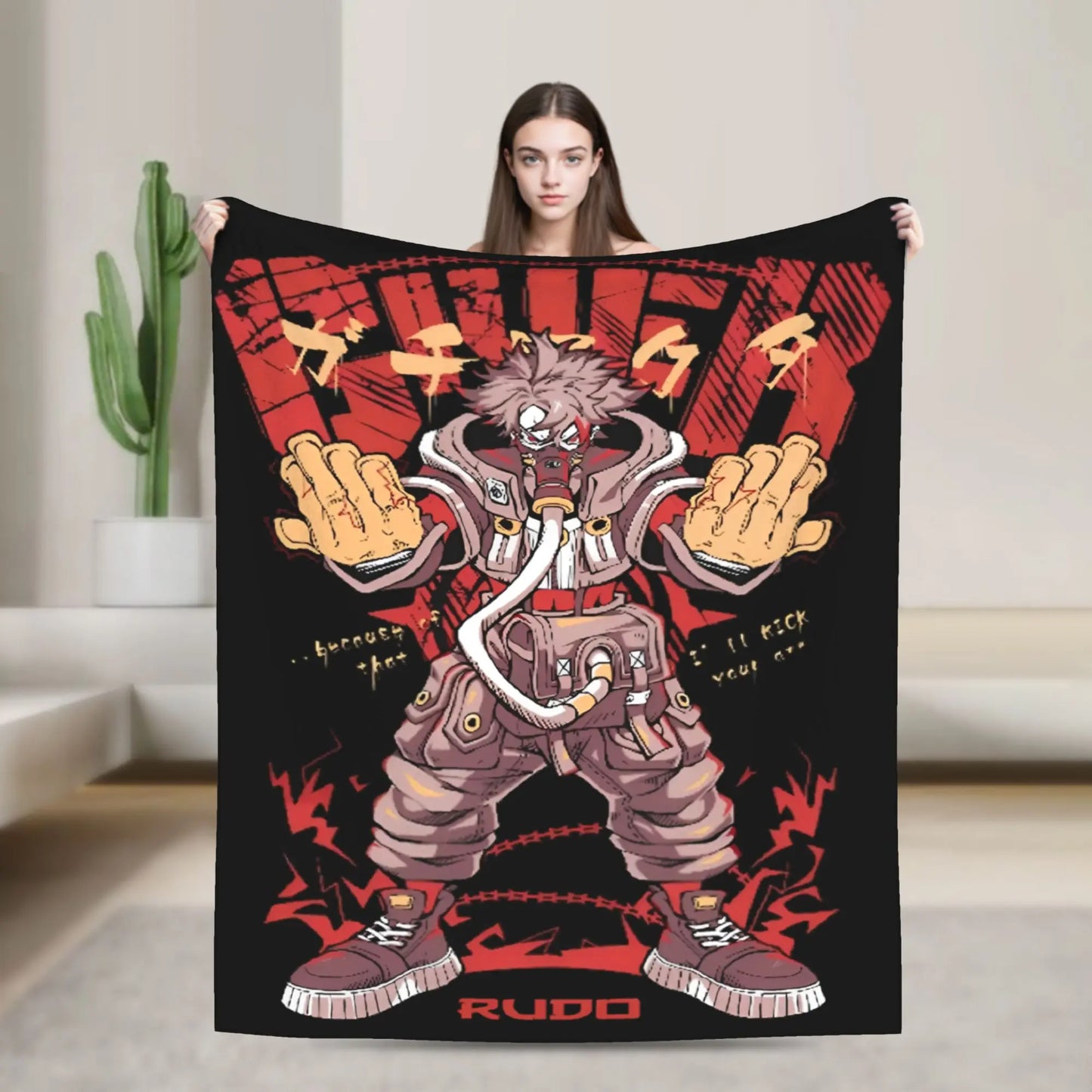 Rudo Gachiakuta Masked Power Blanket
