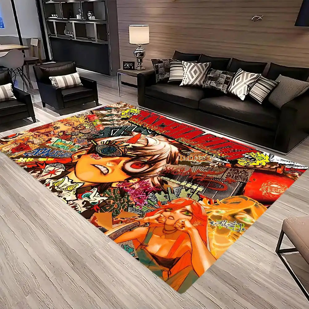 Gachiakuta Rudo Graffiti Street Art Rug