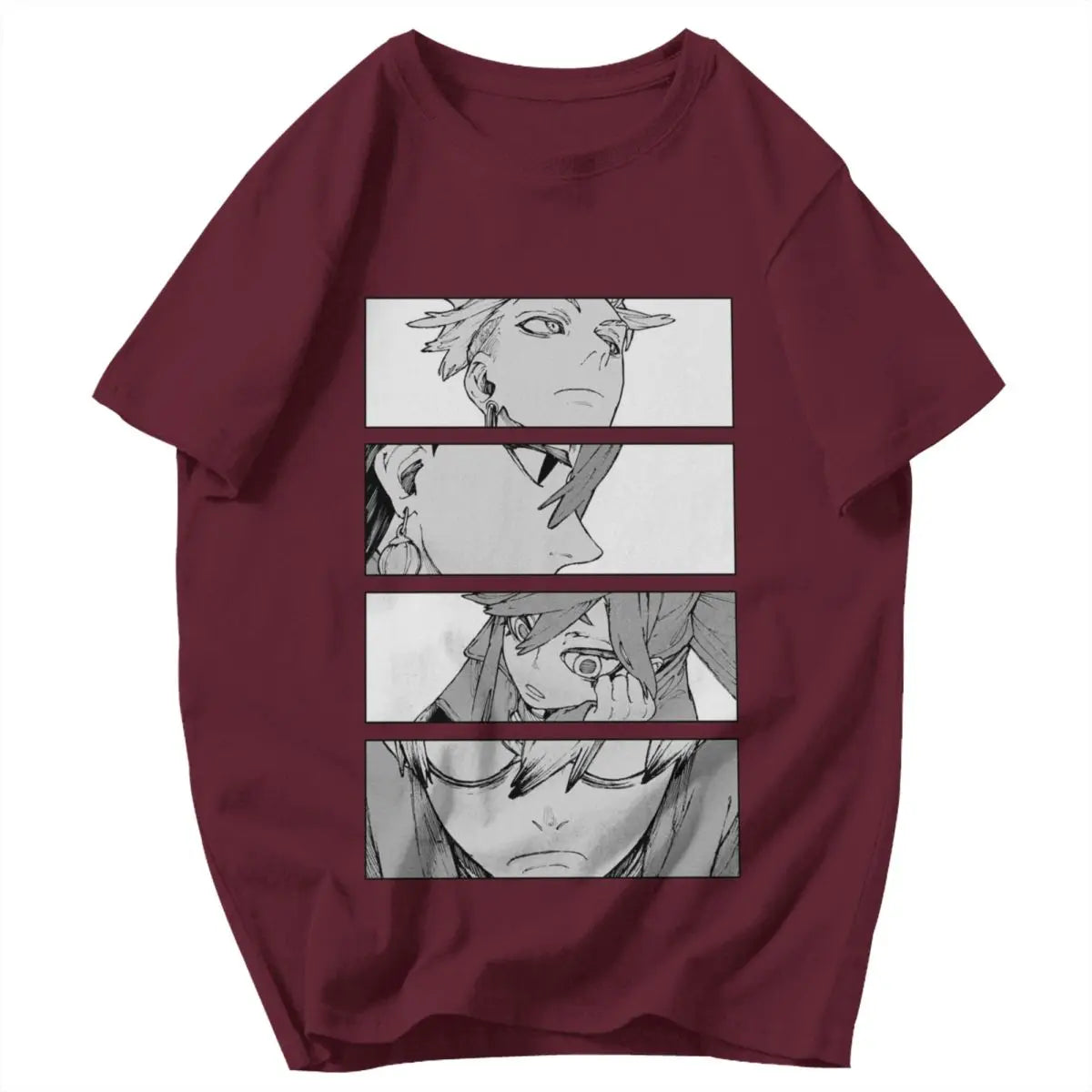Gachiakuta Manga Panel Brown T-Shirt