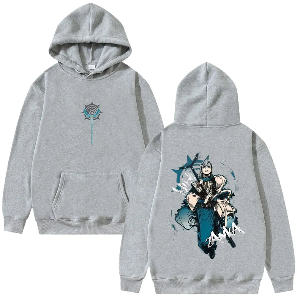 Gachiakuta The Power of Zanka Nijiku Gray Hoodie