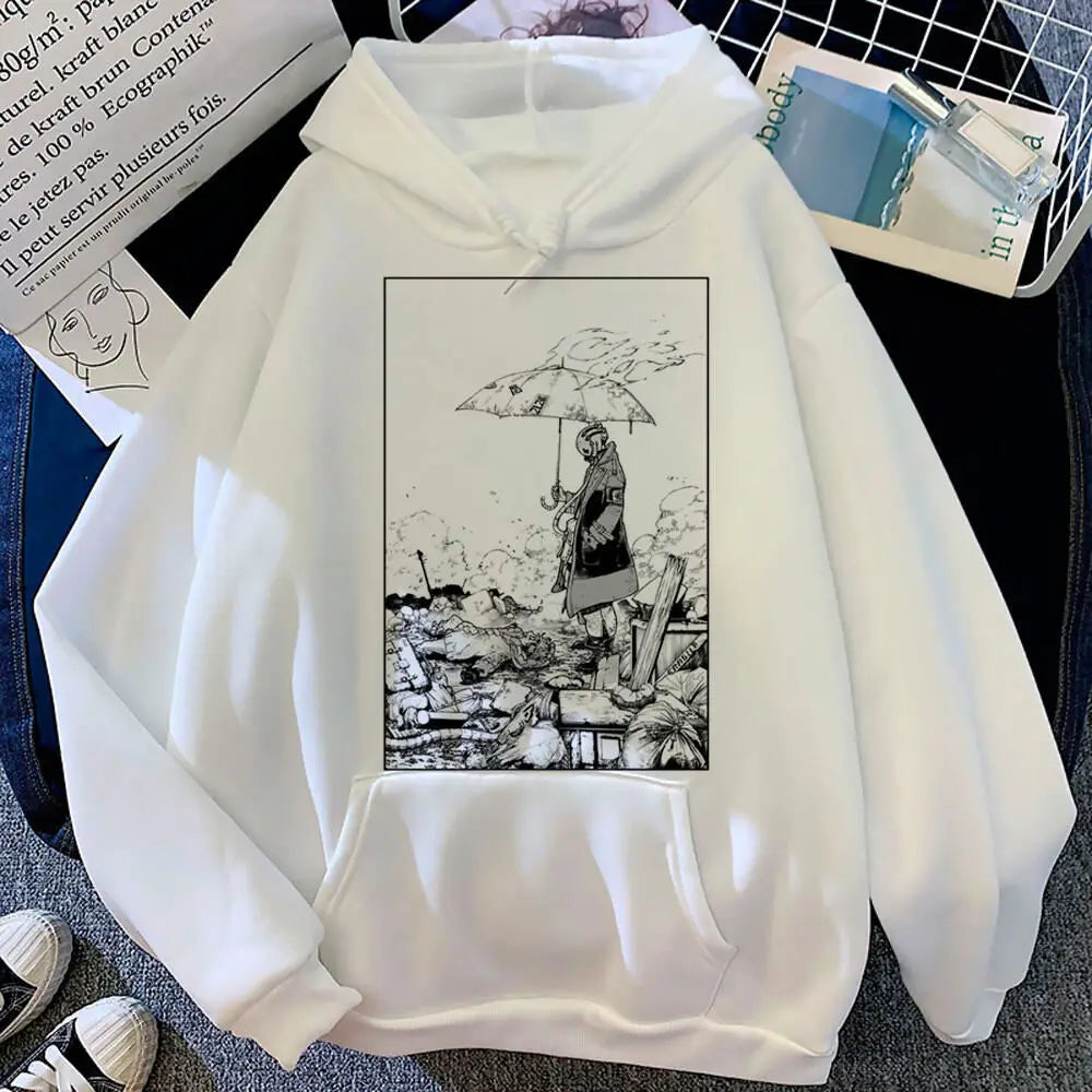 Gachiakuta “Silent Rain” White Hoodie